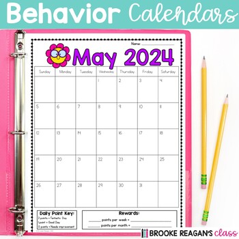Preview of Behavior Calendars: Classroom Behavior Managment System for Communication Home