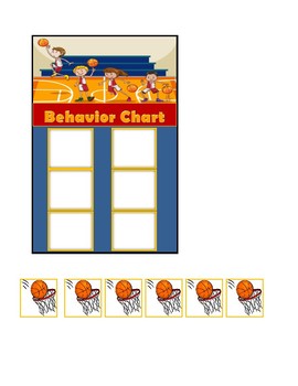 Basketball Behavior Chart