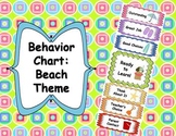 Behavior Clip Chart - Beach Theme