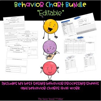Preview of Behavior Chart Bundle
