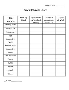 Behavior Chart Pack- 15 Charts! by Counselor Up | TpT