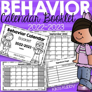 Behavior Chart Calendar 2022-2023 by Kiki's Kubby | TpT