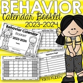Behavior Chart Calendar 2023-2024