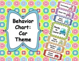 Behavior Clip Chart - Car Theme