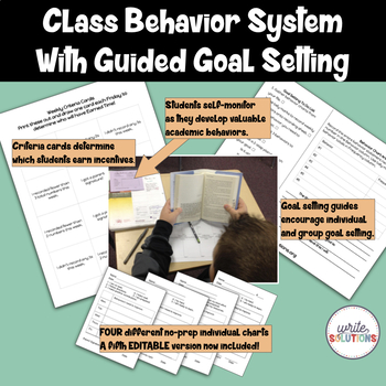 Preview of Behavior Chart | Goal Setting| Growth Mindset
