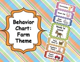 Behavior Clip Chart - Farm Theme