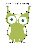 Owl Themed Behavior Chart: "Look Hoo's Behaving"