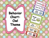 Behavior Clip Chart - Owl Theme