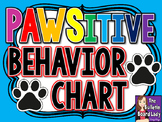 Behavior Chart Paw Print theme