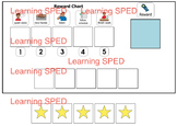 Behavior Chart Reward chart visual aid special education a
