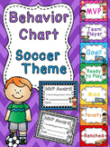 Soccer Theme Behavior Chart (Sports Themed Classroom Decor)