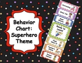 Behavior Clip Chart - Superhero Theme
