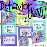 Behavior Chart | Tie Dye Flair Classroom Decor