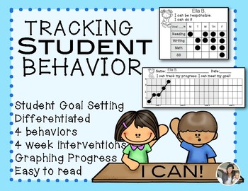 Preview of Behavior Chart Tracking Individual Behavior & Graphing Interventions