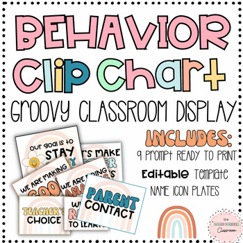 Behavior Chart l Behavior Clip Chart l Groovy Classroom l Classroom ...