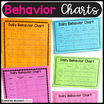 Preview of Behavior Chart {Classroom Behavior Management and Behavior Intervention}