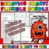 Behavior Charts Bundle 1 Editable Digital Sheets to Plan a