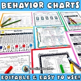 Daily Behavior Charts Set 2 Editable Individual Management