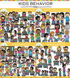Back to School and Classroom Kids Behavior Clip Art Bundle