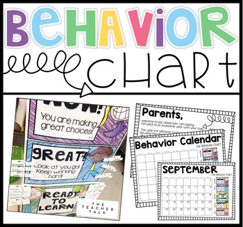 Behavior Clip Chart by Jessica Hursh - The Teacher Talk | TPT