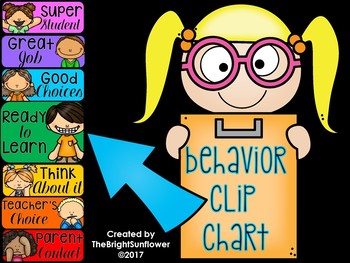Behavior Clip Chart by Bilingual Learning Spot | TpT