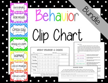 Preview of Behavior Clip Chart {Bundle}