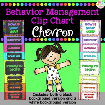 Behavior Clip Chart - Chevron by Live Love Learn with Miss Kriss