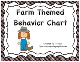 Behavior Clip Chart- Farm Theme