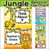 Wild Animals Jungle Theme Behavior Clip Chart