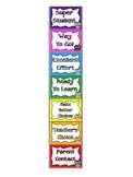 Behavior Clip Chart - Owl Theme w/ Student Card