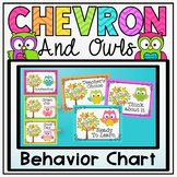 Behavior Clip Chart {Owls and Chevron Decor Theme}