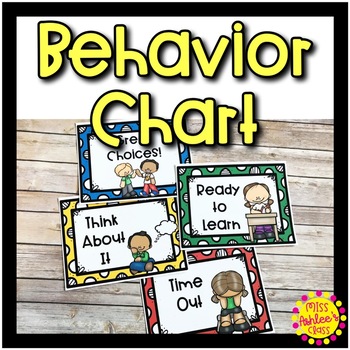 Behavior Clip Chart | Special Education Classroom Resource | TPT