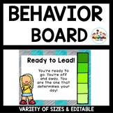 Behavior Clip Chart in Gray and Teal