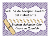 Behavior Clip Chart (Spanish)- Gráfica de Comportamiento d