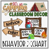 Behavior Clip Chart in a Camping Classroom Decor Theme