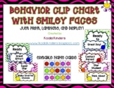 Behavior Clip Chart with Smiley Faces and Chevron-PRINT & GO