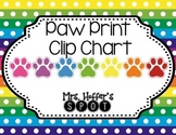 Behavior Clip Charts {Paw Prints}