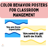 Behavior Color Charts for Classroom Management