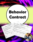 Behavior Contract (Editable, FREE!)
