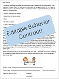 Behavior Contract or Expectation Contract! Plus Student Re
