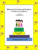 Behavior Contracts and Coupons for Home and School