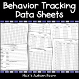 Behavior Special Education Data Sheets (ABC, Frequency, Pa