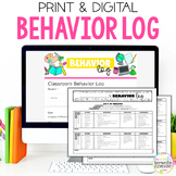 Behavior Data Tracking | Data Collection | Behavior Log | 