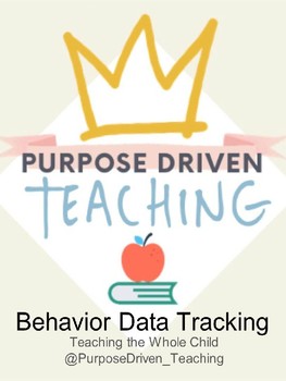Preview of Behavior Sheets/ Data Tracking Forms *EDITABLE*