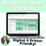 Behavior Data Tracking for IEP Goals - Google Sheet