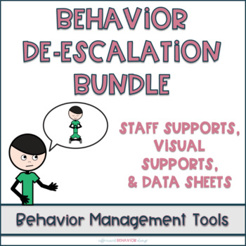 Preview of Behavior De-Escalation Bundle