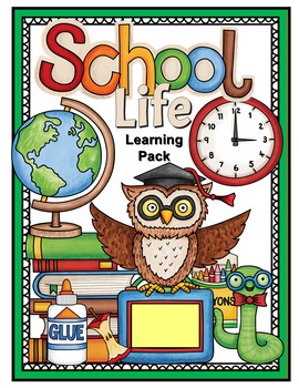 Preview of Behavior, Detention, Discipline, School Life Learning Pack Lapbook