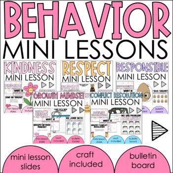 Preview of Behavior Expectations Activities and Crafts Bundle | Back to School Expectations