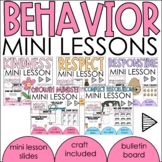 Behavior Expectations Activities and Crafts Bundle | Back 