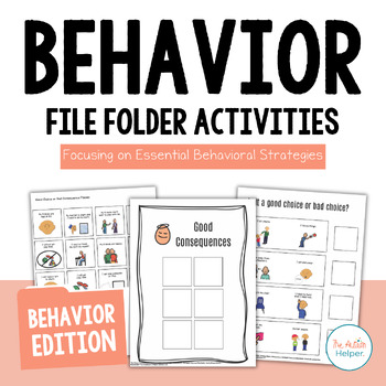 Preview of Behavior File Folder Activities